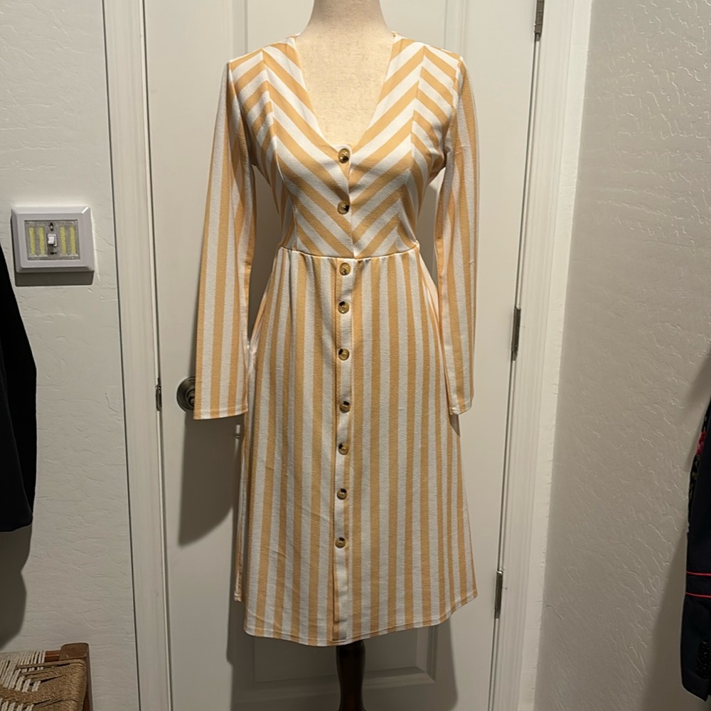 Vintage 80s/90s stretchy midi dress